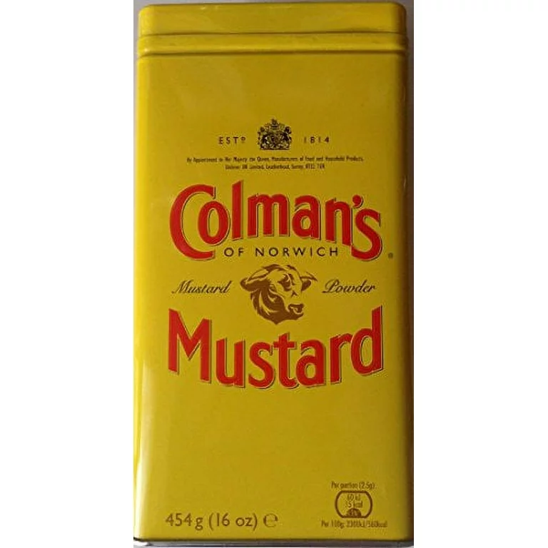 MUSTARD, Powder, Colman's, Of Norwich, 12-16 oz 