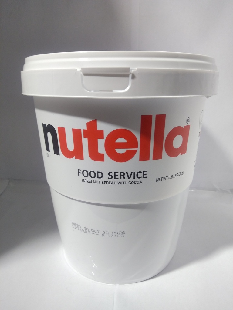 NUTELLA SPREAD, Hazelnut, With Cocoa, 2-6.6 lb 