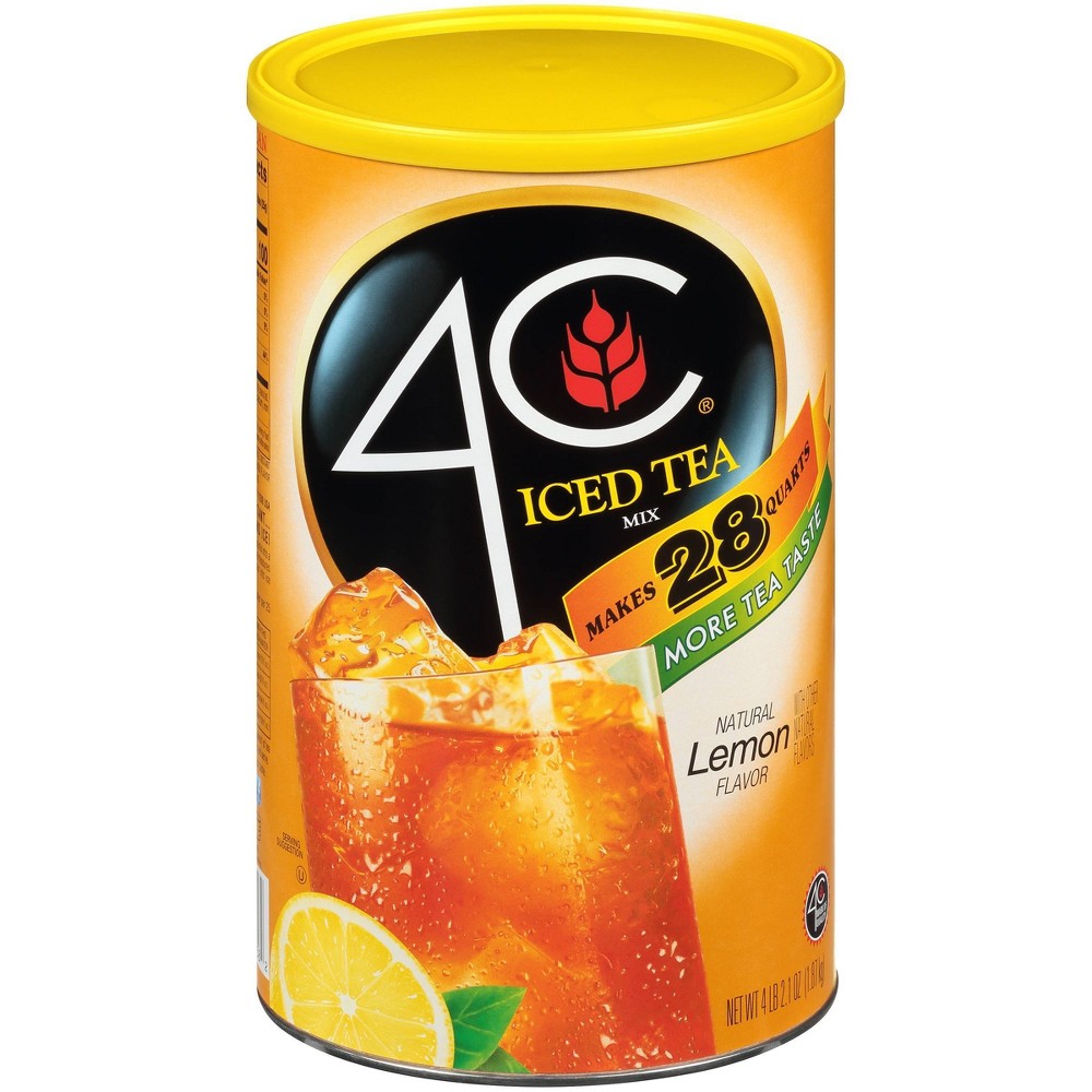 TEA, Iced, Powder, Lemon, 4C, 6-5.16 lb
