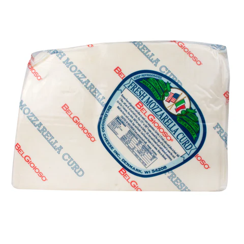 MOZZARELLA Cheese, Curd, Belgioiso, 20 lb