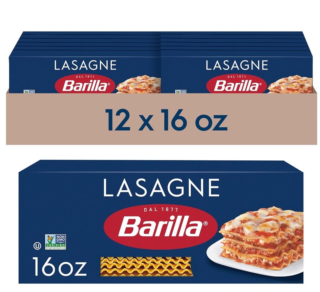 PASTA, Lasagne, Barilla, 1 lb