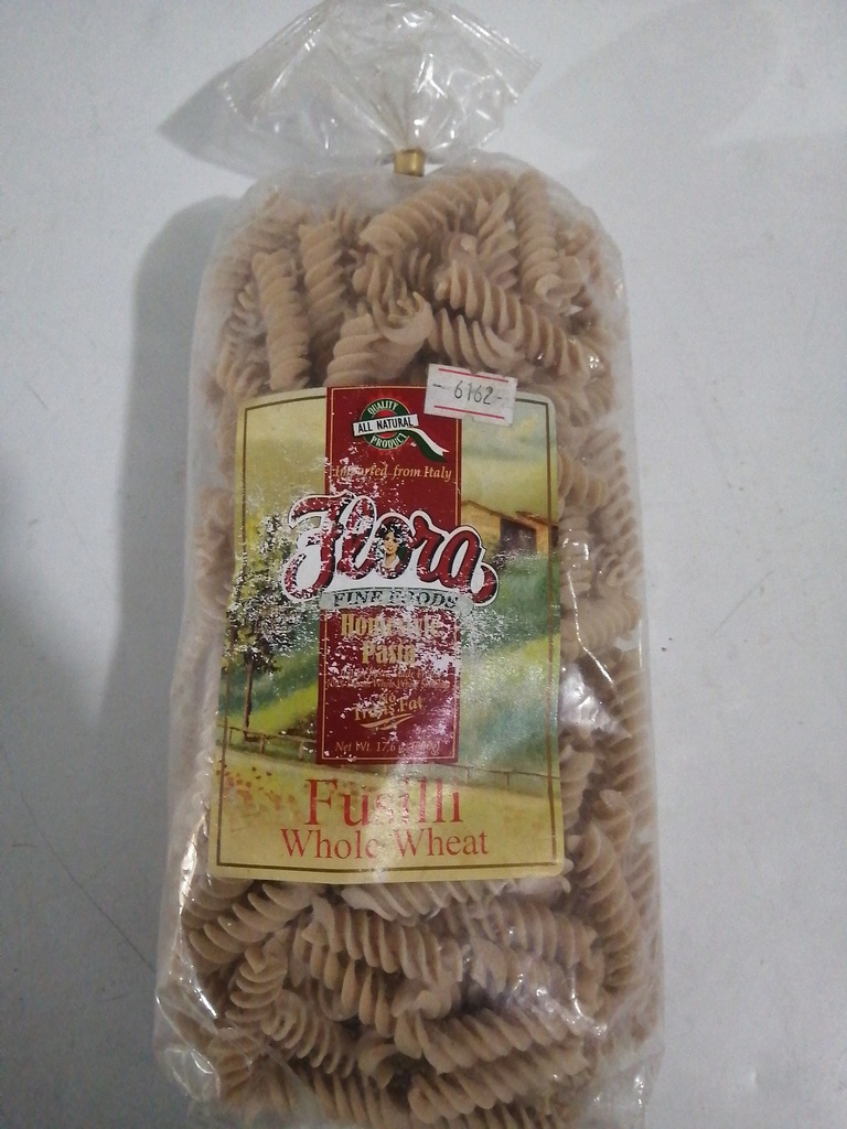 PASTA, Fusilli, Whole Wheat, Flora, 17.6 oz