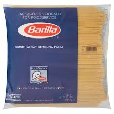 PASTA, Spaghetti, Durum Wheat, Semolina, Barilla, 10 lb