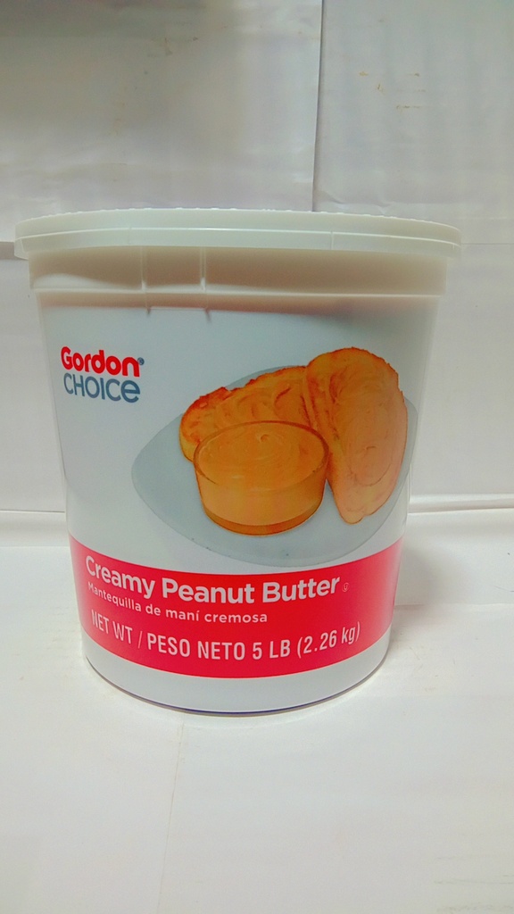 PEANUT BUTTER, Creamy, Gordon Choice, 6-5 lb