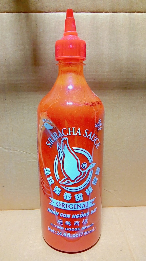 SAUCE, Hot Chili, Original, Sriracha, 12-24.6 oz