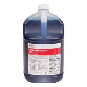 SYRUP, Blue, Raspberry, Gordon Choice, 4-128 oz 