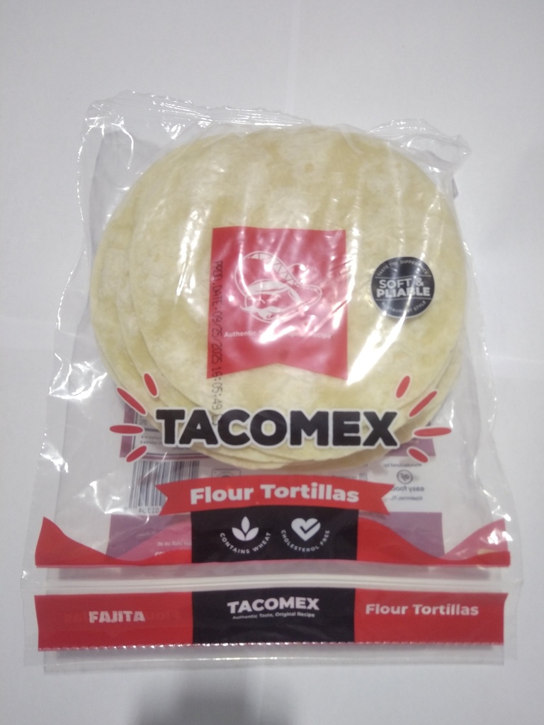 TORTILLA, Flour, 6", Tacomex, 12-24 ct 