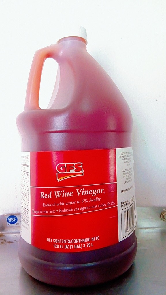 VINEGAR, Red Wine, GFS, 4-1 gal 