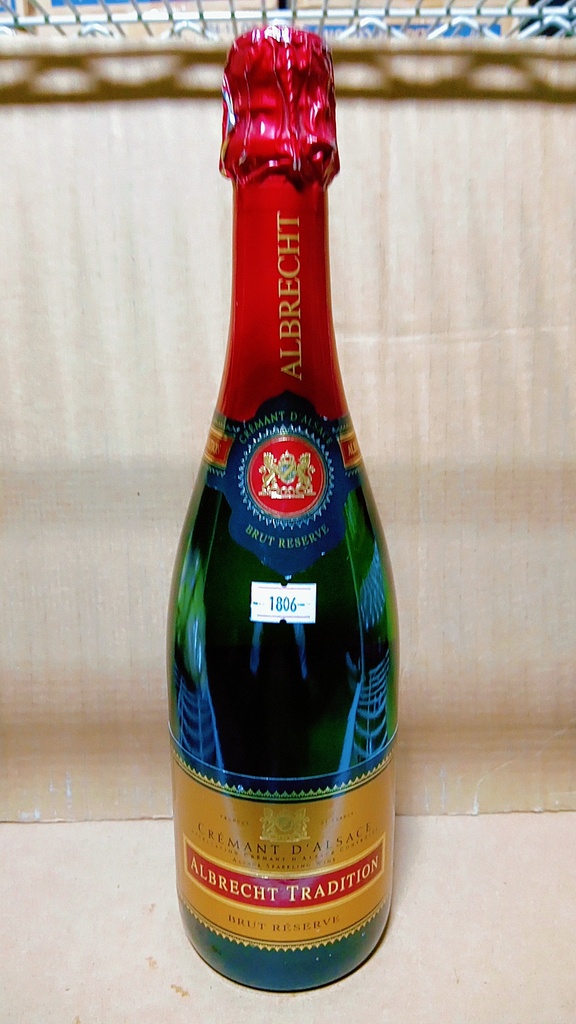 WINE, Sparkling, Crémant D'Alsace, Albrecht, Brut, 750 ml    