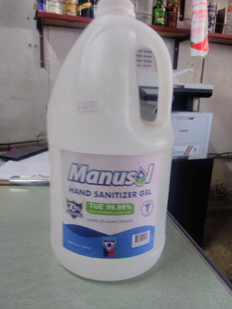 CLEANING, Sanitizer, Hand, Gel, Manusol, 128 oz