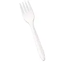 FORK, White, Strong, Boardwalk, 1000 ct  