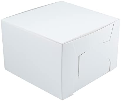 BOX, Cake, White, Carton, 14"x 14"x 5", 50 ct /-cs