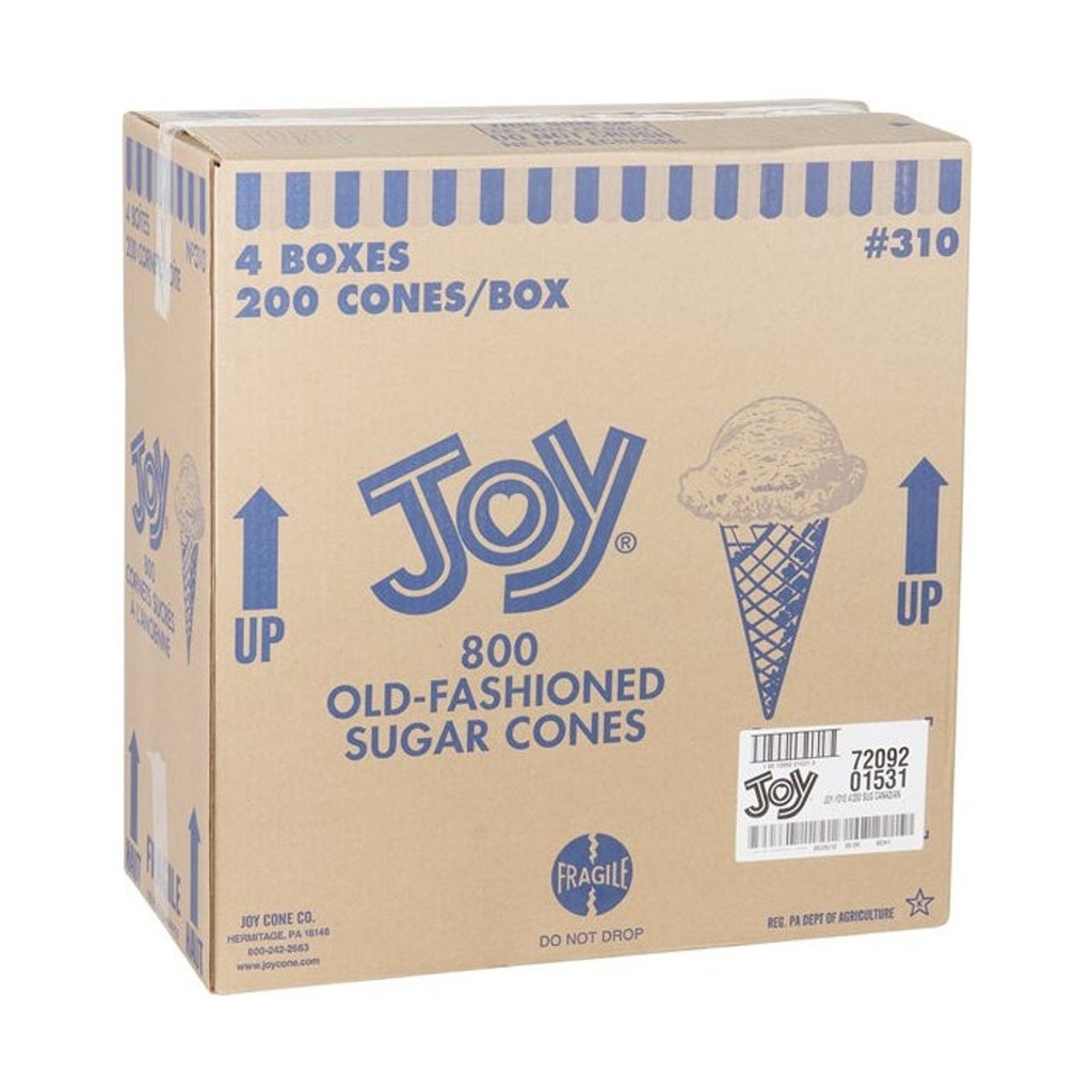 CONES JOY, Cake Cup ,#310 , Small, 1/200 ct /-cs