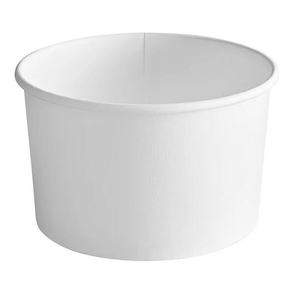 CUP, 16 oz, Paper, White, Yogurt, 1000 ct /-cs