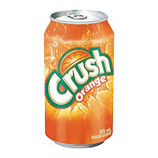 CRUSH, Orange, Soda,, Can, 12 oz 