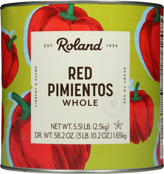 RED PEPPER, Whole, Roland, 6-58.2 oz