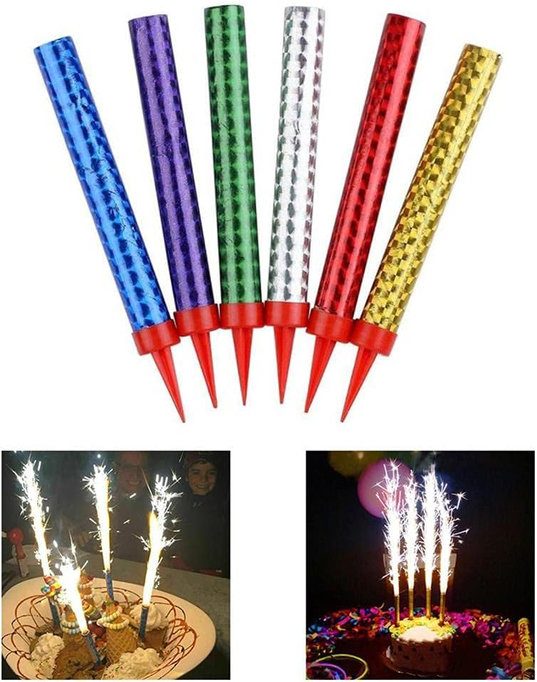 CANDLE, Bithday, 6 ct   