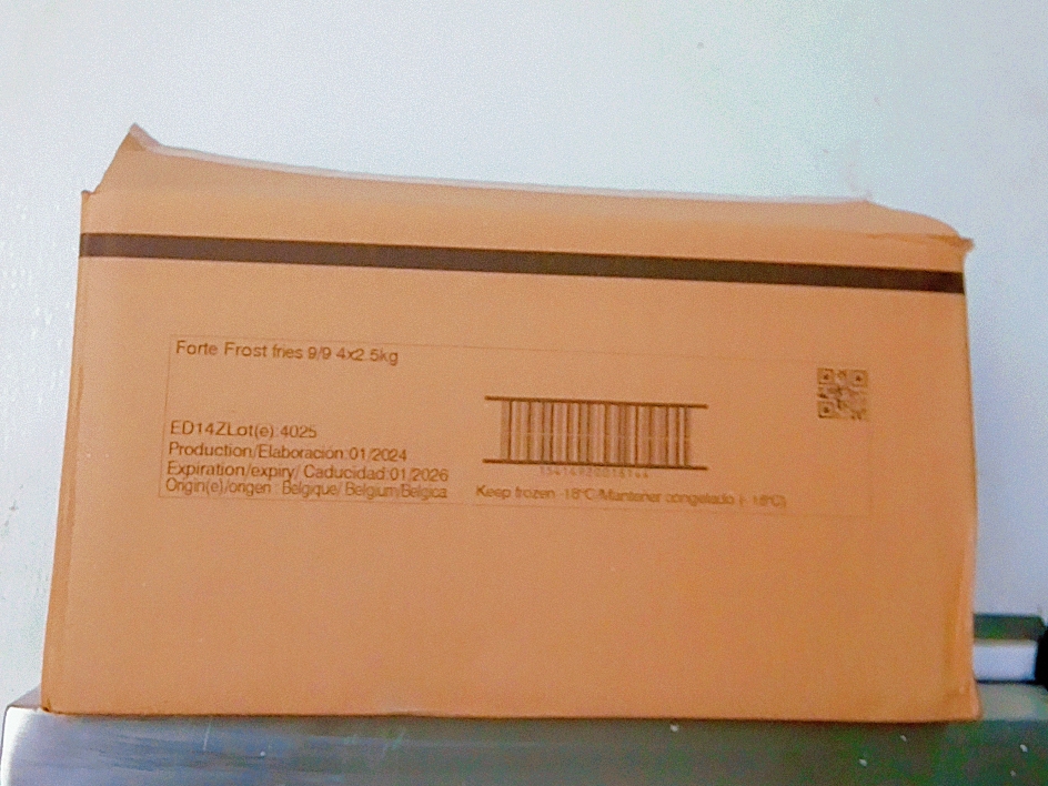 FRENCH FRIES, 9/9, Strait Cut, Forte Frost/ Sysco, 22 lb