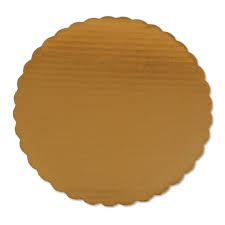 BOX, Cake, Brown, Round, 10'', Enjay, 200 ct /-cs