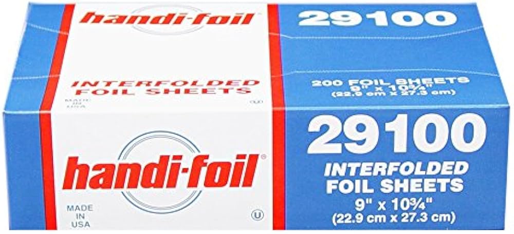 FOIL, Interfold,#29100, 9"x10 3/4", Handi-Foil,  200 ct