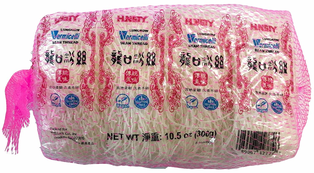 NOODLE, Vermicelli, Bean Thead, Lungkow, Hnsty, 10.5 oz