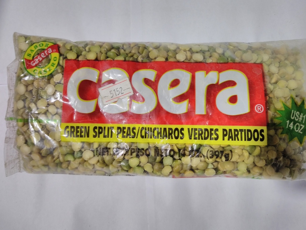 PEAS, Green, Split, Casera, 14 oz