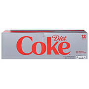 SODA, Coca Cola, Diet, 12 oz, 12 can/cs   