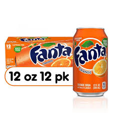 FANTA, Orange, Soda, Can, 12-12 oz