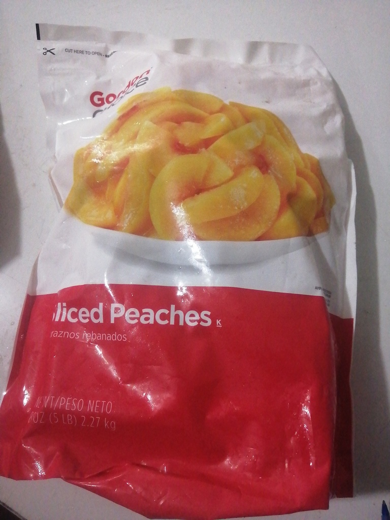 PEACHES, Sliced, Gordon Choice, 4-5 lbs 