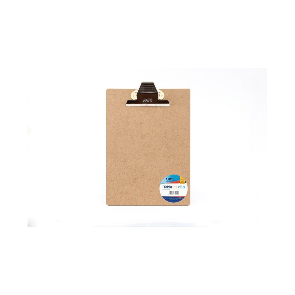 CLIPBOARD, Wooden, Letter Size, Ampo 9X12
