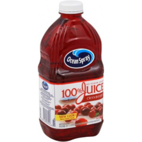 JUICE, Cranberry, Ocean Spray/ Country barn, 8-64 oz  