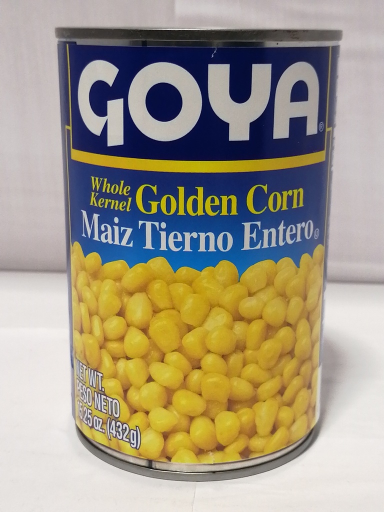 CORN, Whole, Kernel, Goya, 15.25 oz 