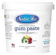 GUM, Paste, White, Satin Ice, 4 / 5 lb