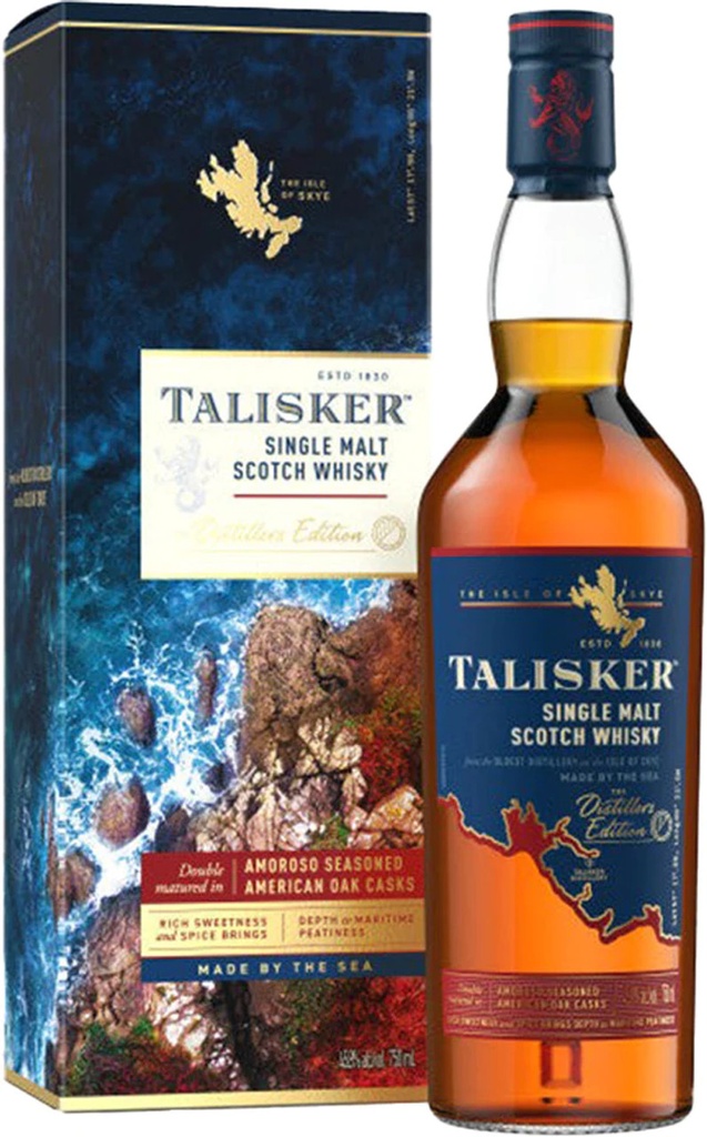 WHISKEY, Single, Malt, Scotch, Distillers Edition, Talisker, 750 ml 