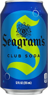 CLUB SODA, Seagram's, Can, 12 oz 