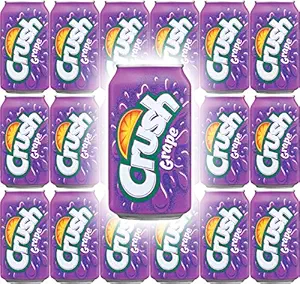 CRUSH, Grape, Soda, Can, 24-12 oz