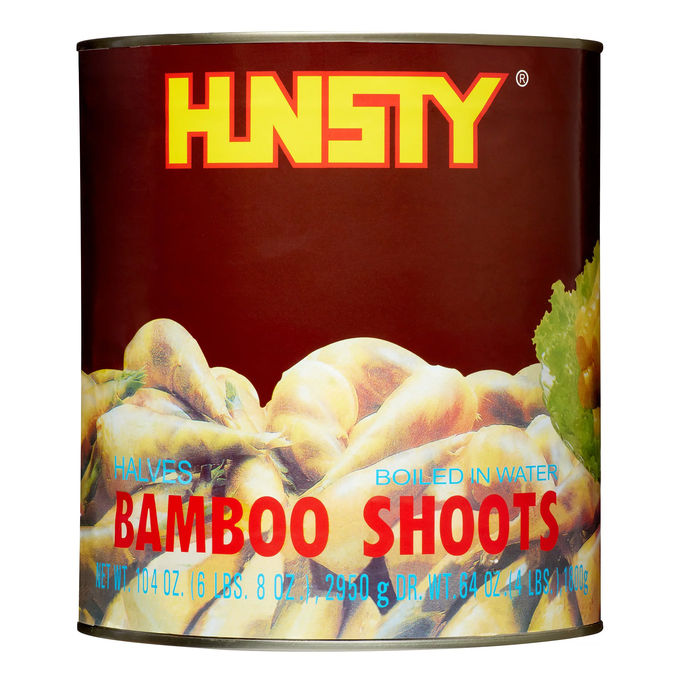 BAMBOO SHOOTS, Sliced, Boiled, In Water, Hunsty, 6-6 lb. 
