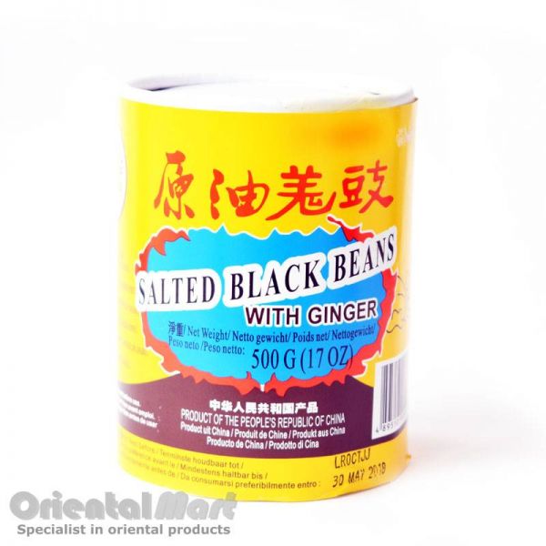 BEAN, Black, Salted, With Ginger, Golden Gate, 17 oz
