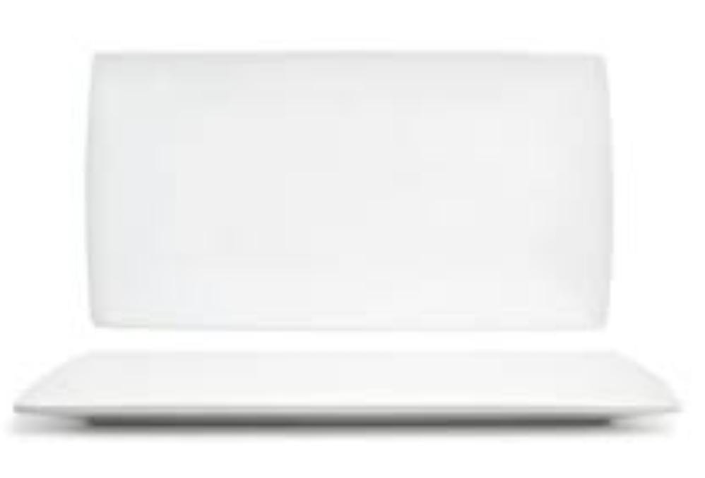 PLATES, White ''13x7'', FOH DDP044WHP21, Canvas, 4ct