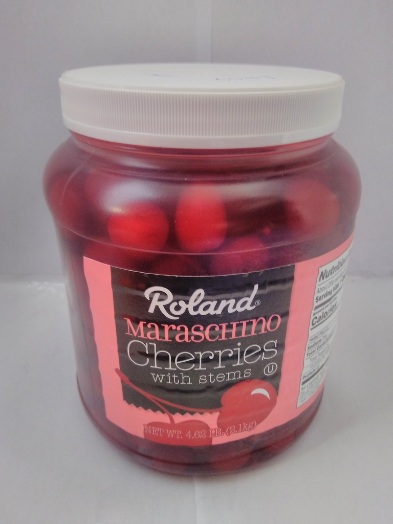 CHERRIES MARASCHINO, W/Stem, Roland, 6-4.62 lb 