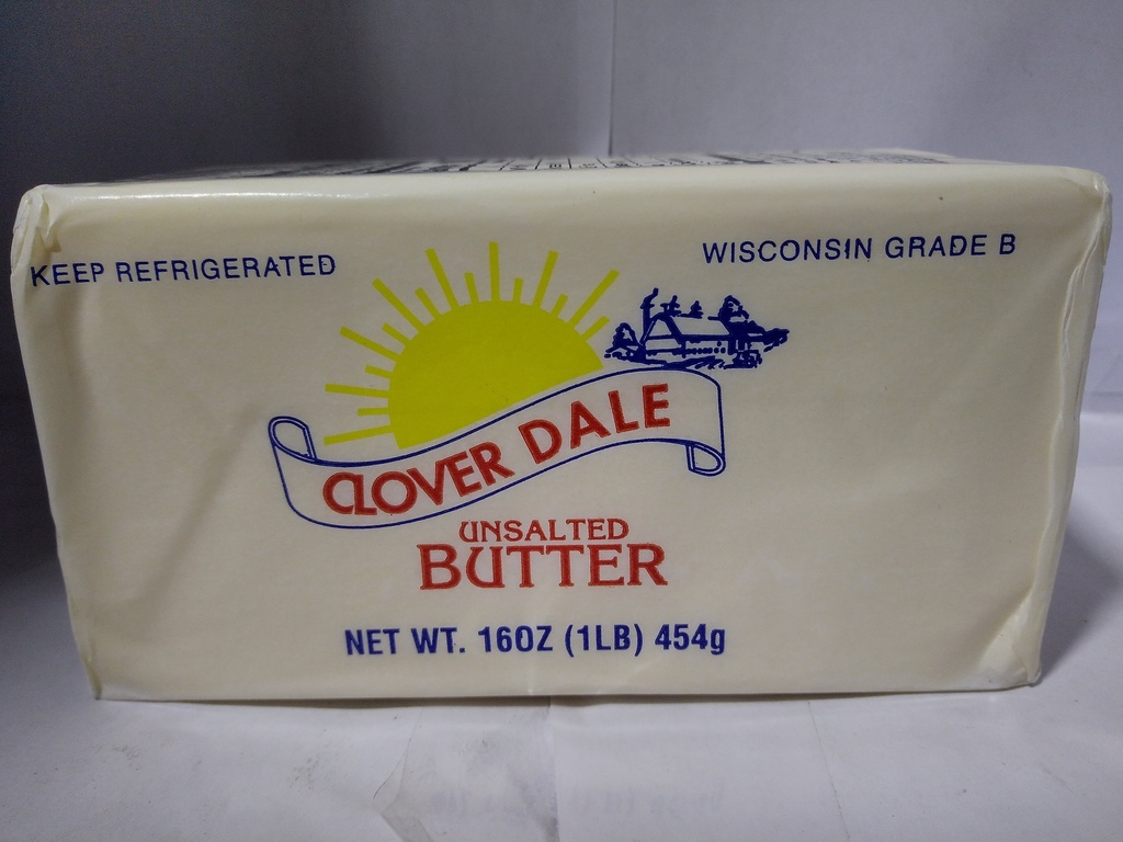 BUTTER, Unsalted, Clover Dale , 36-1 lb 