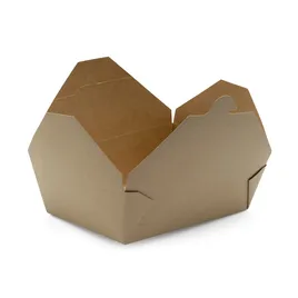 BOX, Take Out, Paper, #3,  Kraft, 7.7"x 5.4" 2.5", Victoria Bay, 200 ct /-cs