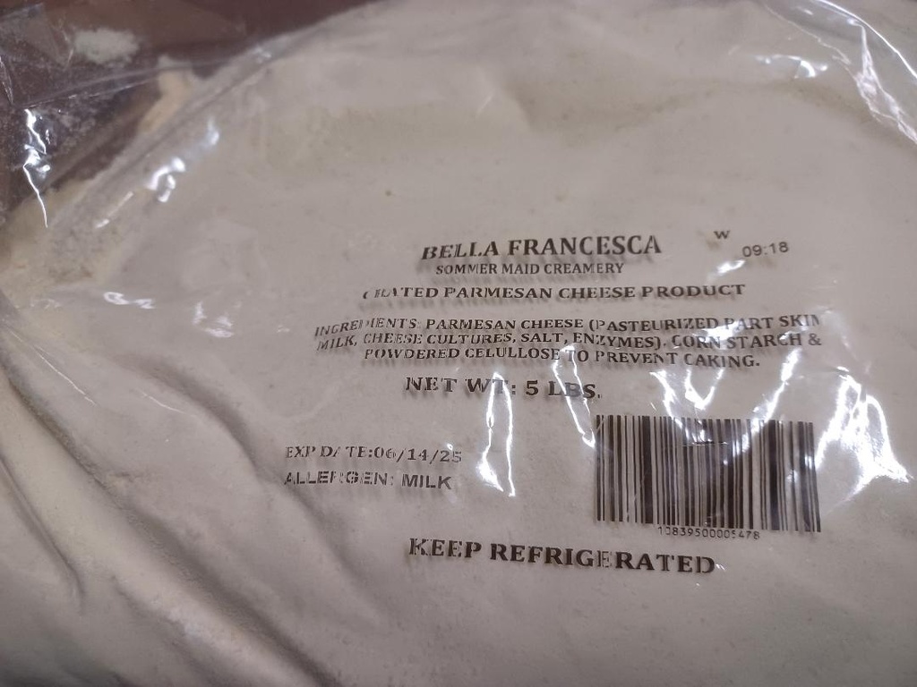 PARMESAN, Cheese, Block, Milk, lb
