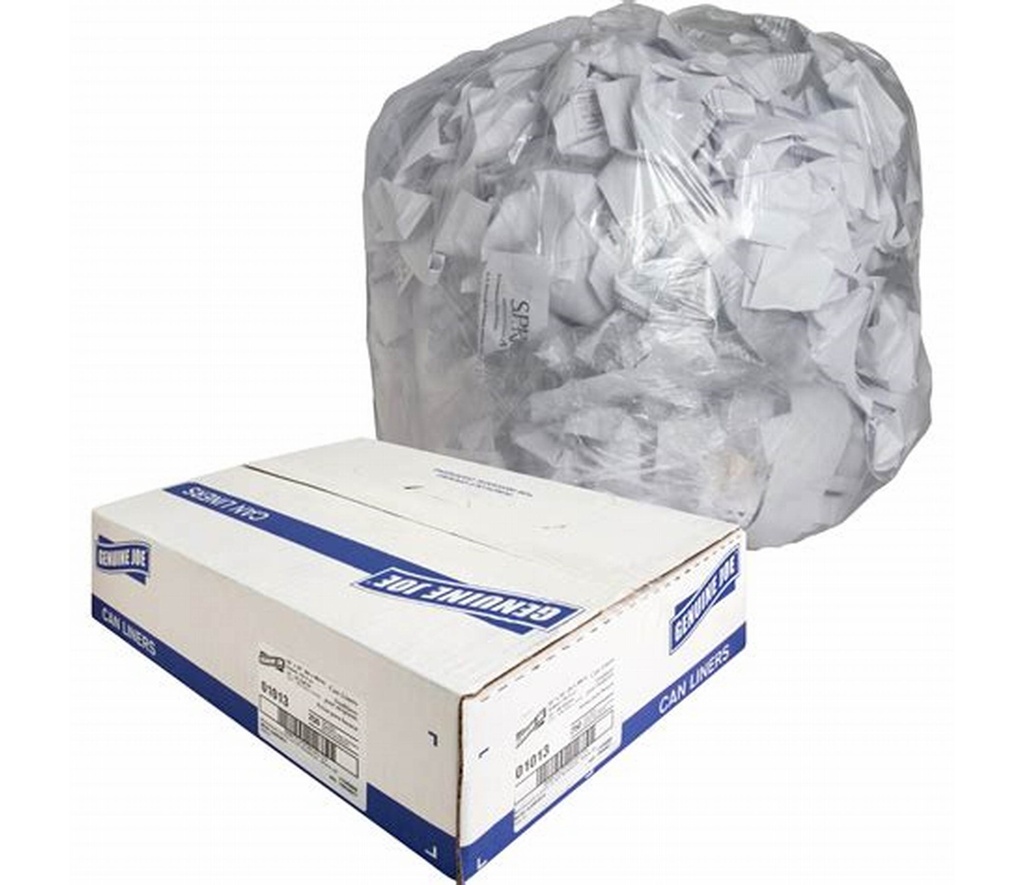 CAN LINERS, White, 33 gal, R3340N16, Victoria Bay, 250 ct /-cs