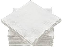 NAPKIN, Beverage, White, Finito, 24-50 ct 