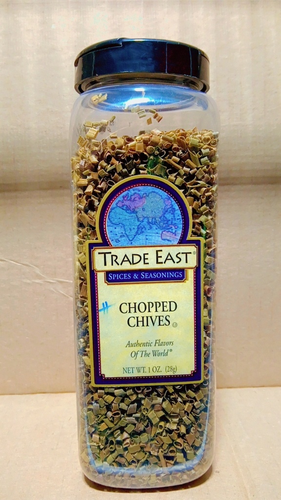 CHIVES, Chopped, Trade East, 6-1 oz 