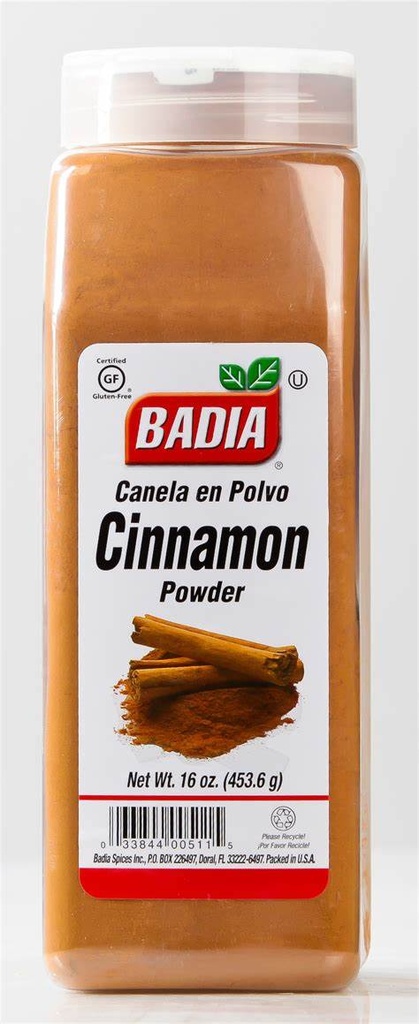 CINNAMON, Powder, Spice, Badia, 16 oz 