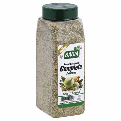 COMPLETE SEASONING, Blend, Spice,  GFS, Badia 6-1.75 lb