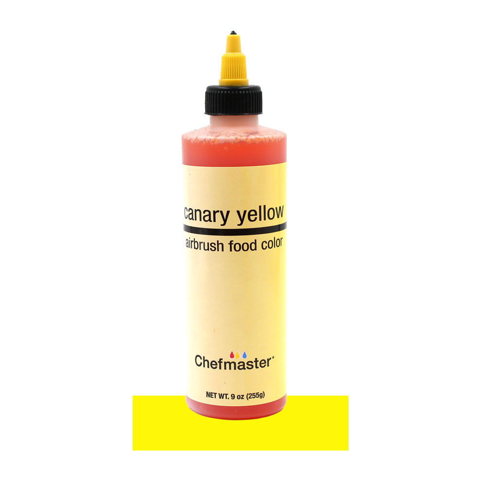FOOD COLOR, Yellow, Liquagel, Chef Master, 10.5 oz 