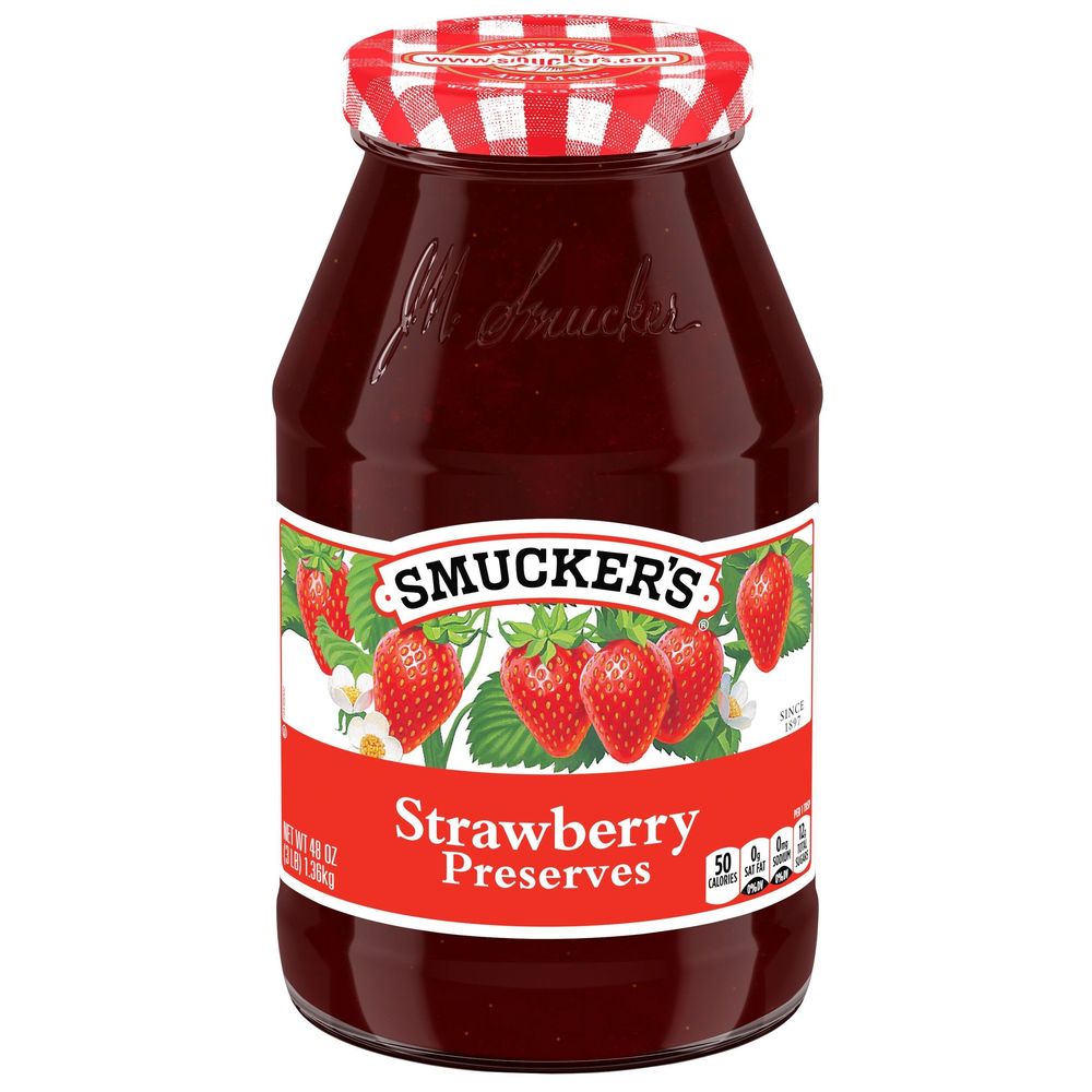 JAM, Strawberry, Preserves, Smucker's, 6-3 lb